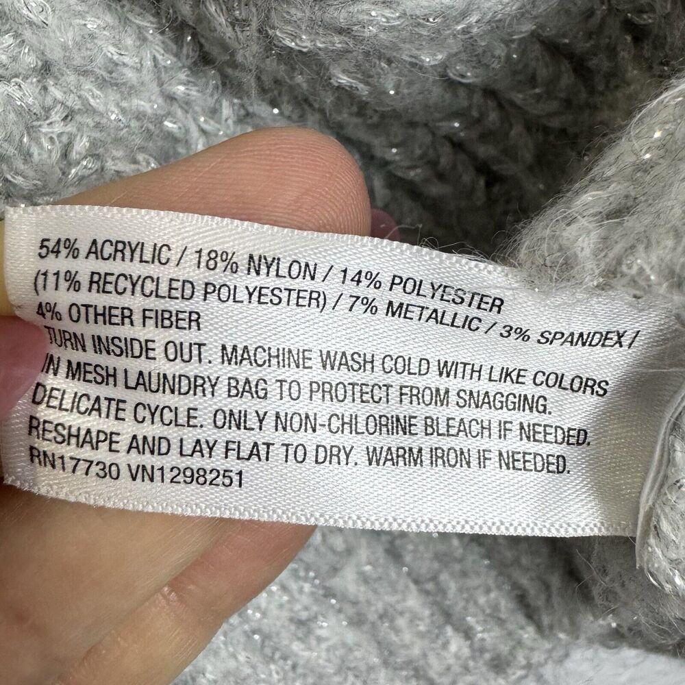 Universal Thread Chunky Cable Knit Fisherman Meta… - image 6